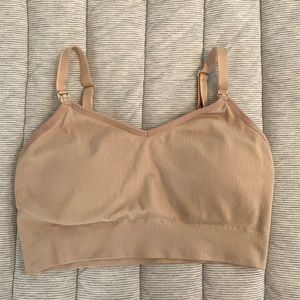 Motherhood Maternity rib knit nursing bra